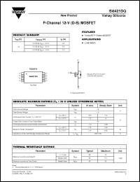 Click here to download SI6421DQ Datasheet
