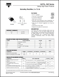 Click here to download 15CRQ040 Datasheet