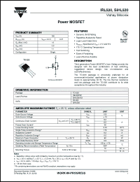 Click here to download SIHL520-E3 Datasheet
