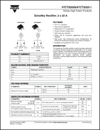 Click here to download 47CTQ020-1TRR Datasheet
