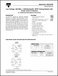 Click here to download DG3157A Datasheet