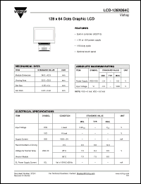Click here to download LCD-128X064C Datasheet