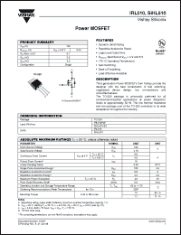 Click here to download SIHL510-E3 Datasheet
