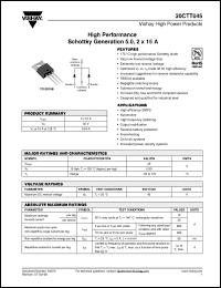 Click here to download 30CTT045 Datasheet