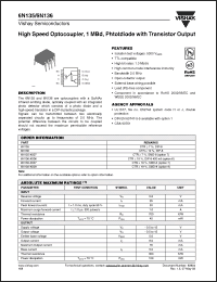 Click here to download 6N136-X009 Datasheet