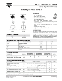 Click here to download 25CTQ035-1PBF Datasheet