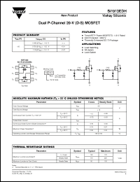 Click here to download SI1913EDH_08 Datasheet