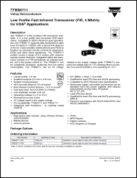 Click here to download TFBS6711-TR3 Datasheet