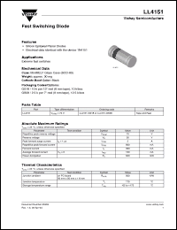 Click here to download LL4151-GS18 Datasheet
