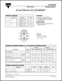 Click here to download SI1557DH Datasheet