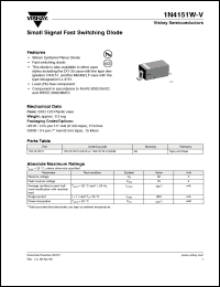 Click here to download 1N4151W-V Datasheet