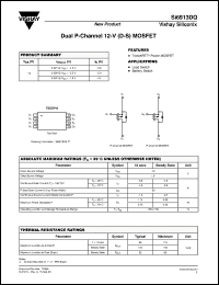 Click here to download SI6913DQ-T1 Datasheet
