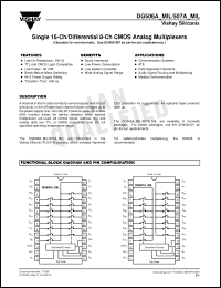 Click here to download DG507A-MIL Datasheet