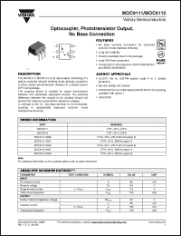 Click here to download MOC8112-X006 Datasheet