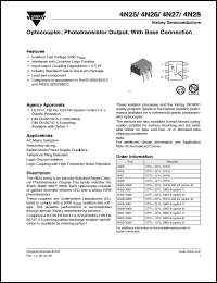 Click here to download 4N25-X009 Datasheet