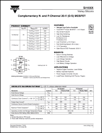Click here to download SI1035X-T1-E3 Datasheet