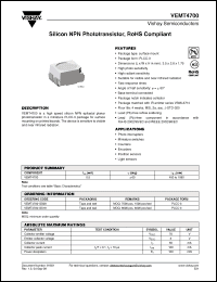 Click here to download VEMT4700-GS08 Datasheet