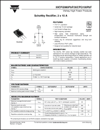 Click here to download 30CPQ100PBF Datasheet