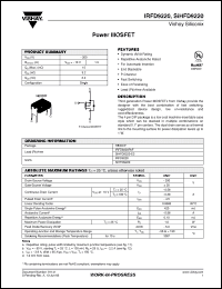 Click here to download SIHFD9220-E3 Datasheet
