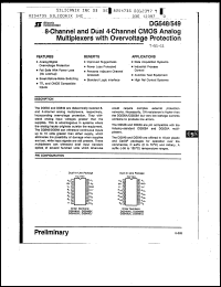 Click here to download DG549AK Datasheet