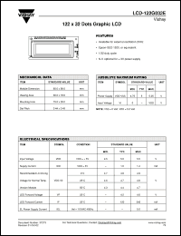 Click here to download LCD-122G032E Datasheet