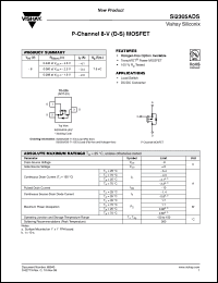 Click here to download SI2305ADS-T1-E3 Datasheet