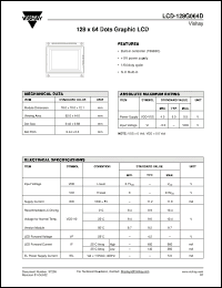 Click here to download LCD-128G064D Datasheet