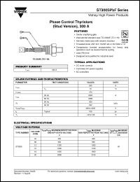 Click here to download ST300SPBF Datasheet