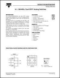 Click here to download DG3540DB-T1-E1 Datasheet