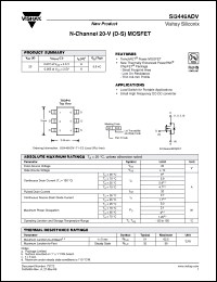 Click here to download SI3446ADV-T1-E3 Datasheet