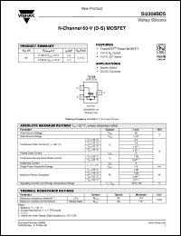Click here to download SI2308BDS Datasheet