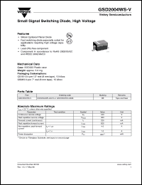 Click here to download GSD2004WS-GS08 Datasheet