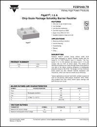 Click here to download FCSP240LTR Datasheet