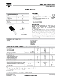 Click here to download SIHFI730G Datasheet