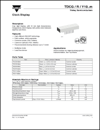 Click here to download TDCY1060M Datasheet