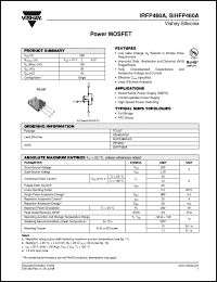 Click here to download IRP460APBF Datasheet