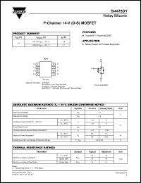 Click here to download SI4473DY-E3 Datasheet