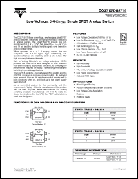 Click here to download DG2716DL-T1-E3 Datasheet