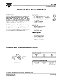 Click here to download DG2714DL-T1 Datasheet