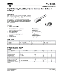 Click here to download TLHB580. Datasheet