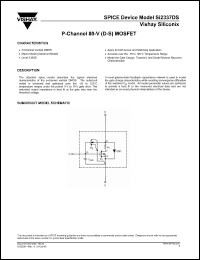 Click here to download SI2337DS Datasheet