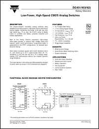 Click here to download DG405DY-T1 Datasheet