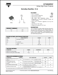 Click here to download 15TQ060STRLPBF Datasheet