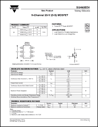 Click here to download SI3460BDV-T1-E3 Datasheet