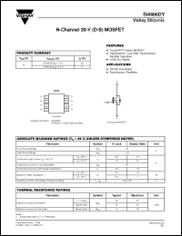 Click here to download SI4406DY Datasheet
