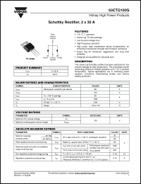 Click here to download 63CTQ100G Datasheet