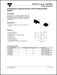 Click here to download TCST110 Datasheet