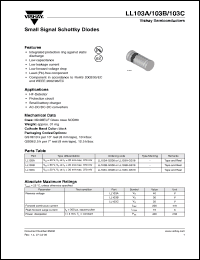 Click here to download LL103C-GS08 Datasheet