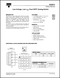 Click here to download DG3015DB-T2-E1 Datasheet