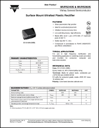 Click here to download MURS340S Datasheet